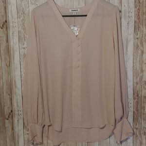 NWT Blush Pink Blouse by Express